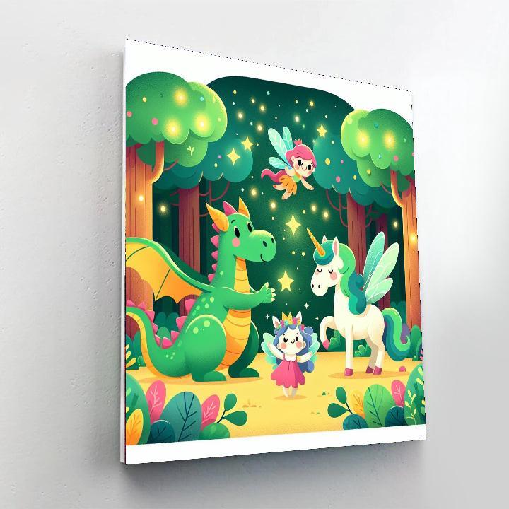 Fun Fantasy Creatures DIY Paint By Numbers