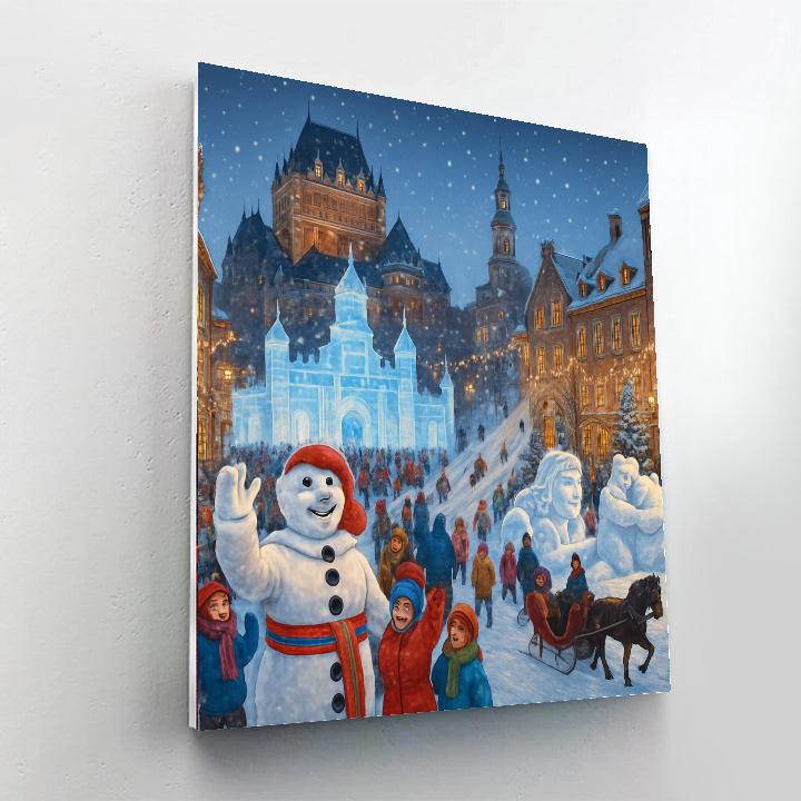 Carnaval De Québec - Quebec City DIY Paint By Numbers