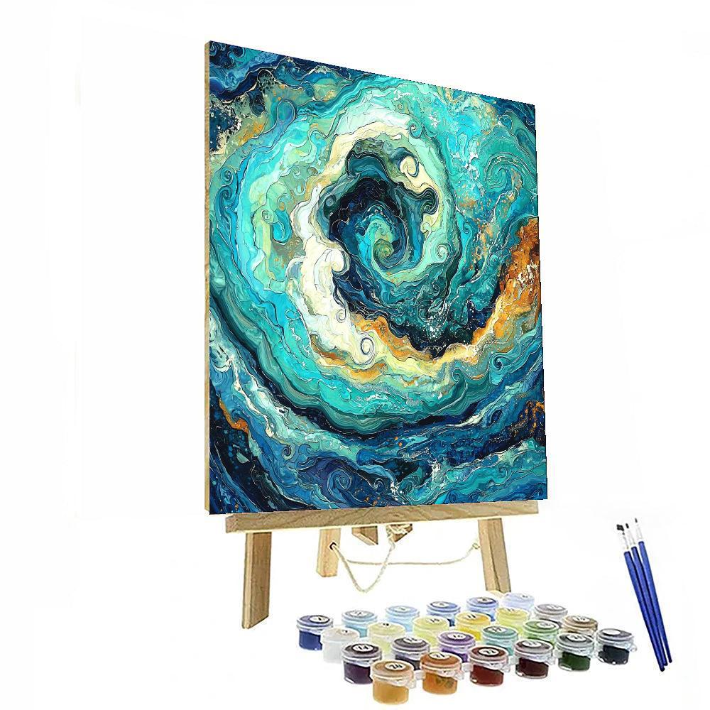 Michelangelo Inspired Vibrant Equilibrium  Paint By Numbers