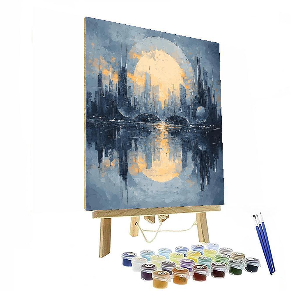 Charles Rennie Mackintosh Inspired Metropolis Of Dreams  Paint By Color