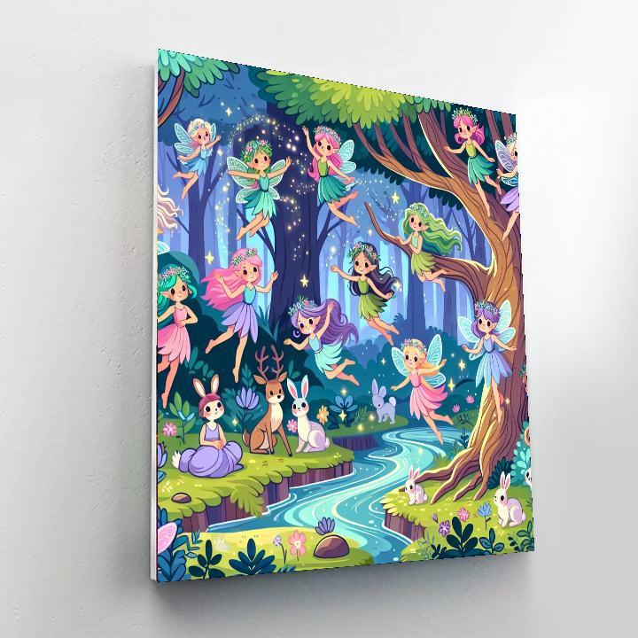 Adventures In Magical Forests DIY Paint By Numbers