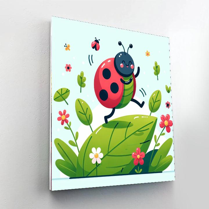 Giggling Ladybug Numbered Painting Kits