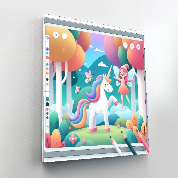 Magic Forest Exploration Paint By Numbers Art