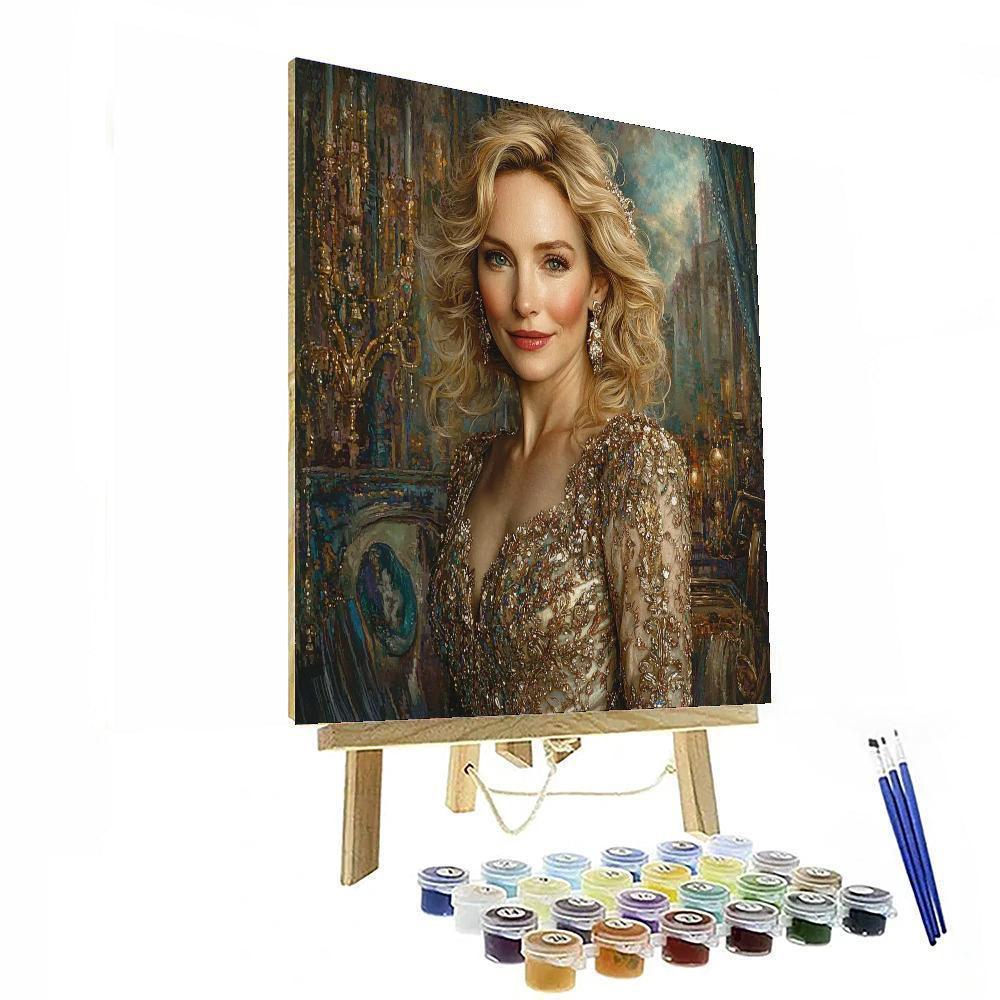 Cate Blanchett: The Chameleon Of Artistry And Elegance Numbered Painting Kits