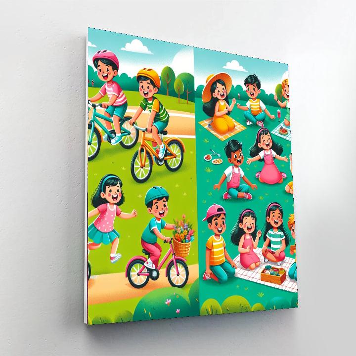 Outdoor Fun Number Painting