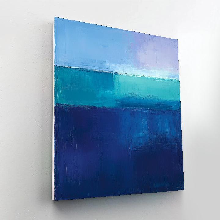 Mark Rothko Inspired Infinite Depths  Number Painting