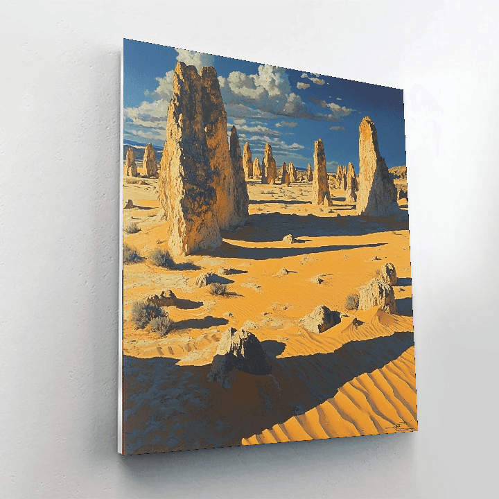 Pinnacles Desert - Australia Numbered Painting Kits