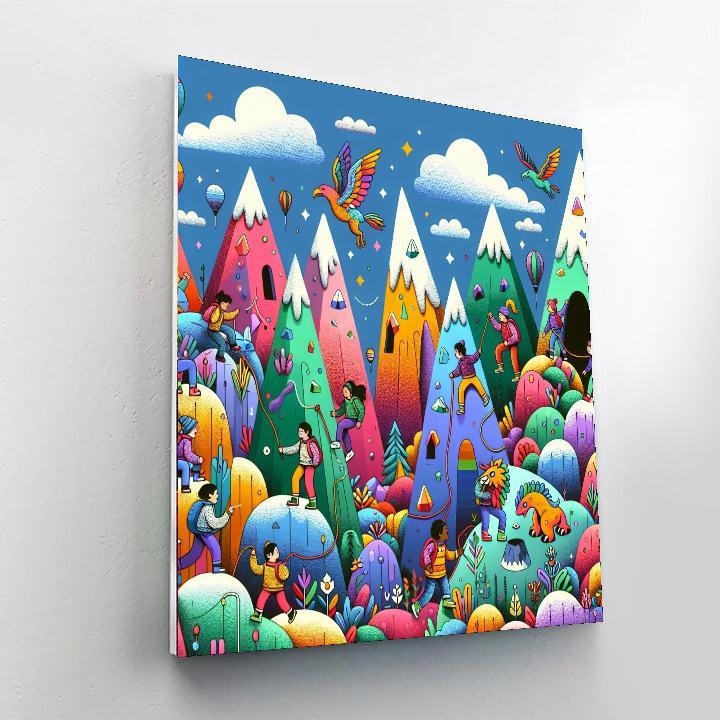 Mystic Mountains Quest Painting Number Kit