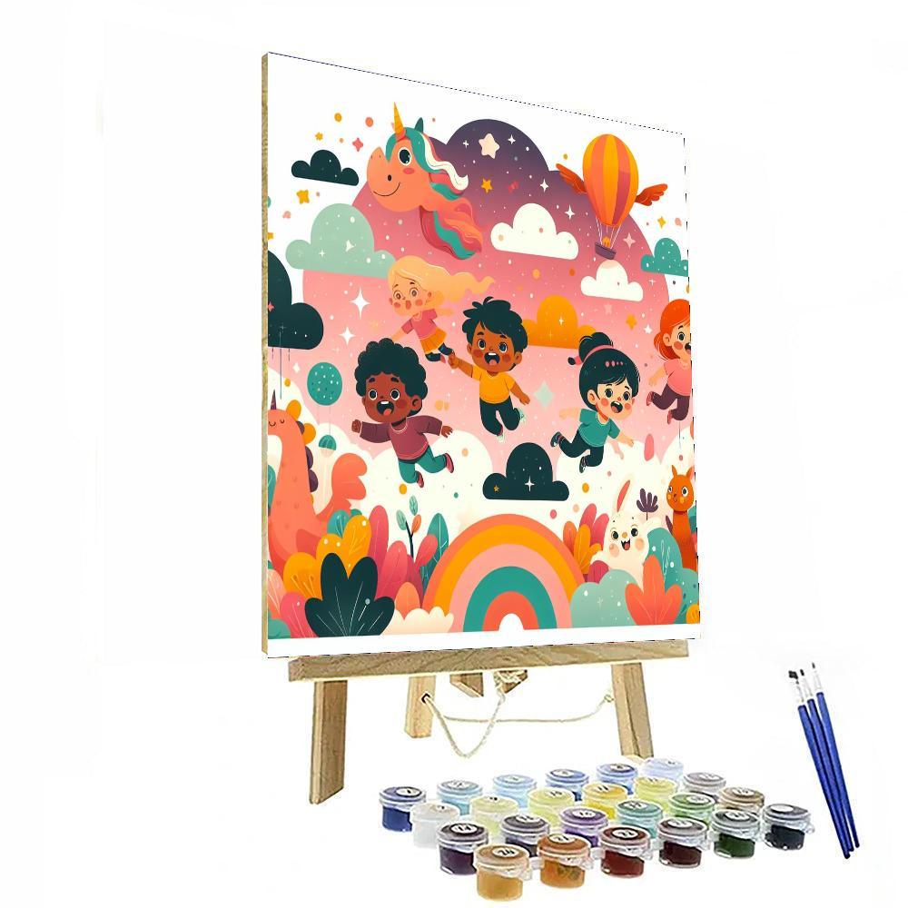 Dreamland Fantasy Flight Number Painting