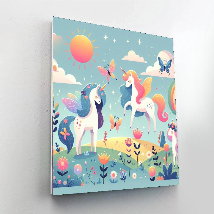 Sunlit Meadow Magic Paint By Numbers