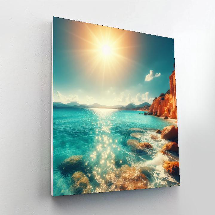 Mediterranean Coastal Haven Painting By Numbers Kit