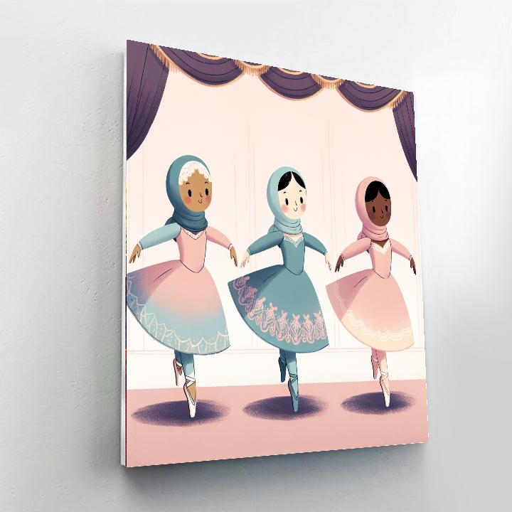 Ballet Stars Performance Paint By Numbers Art