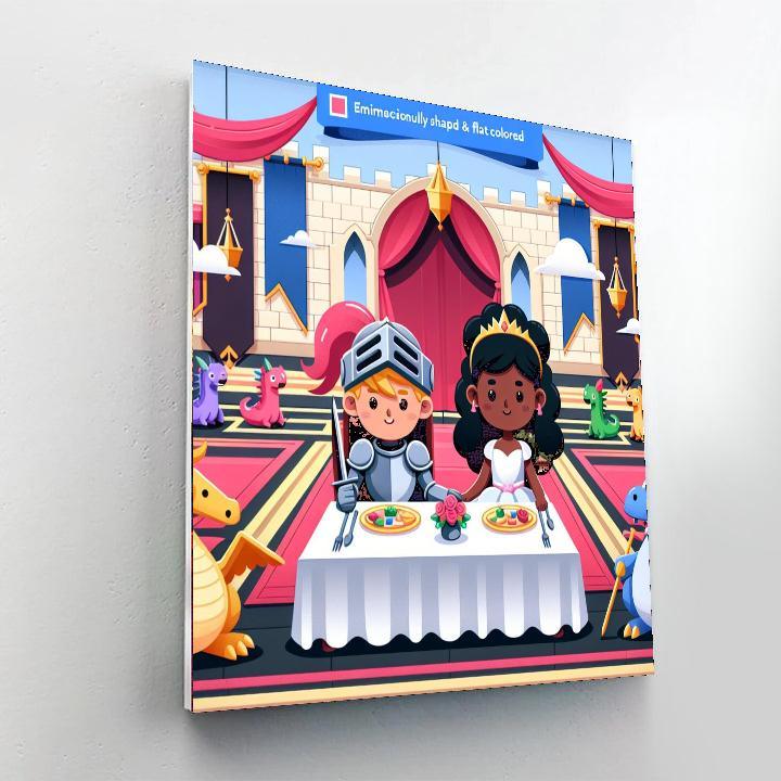 Enchanted Castle Banquet Paint By Color