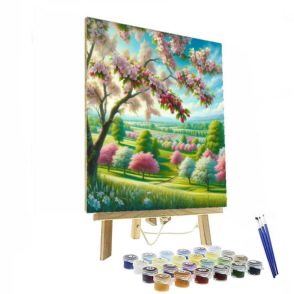 Blossoming Orchard Dream Paint By Number