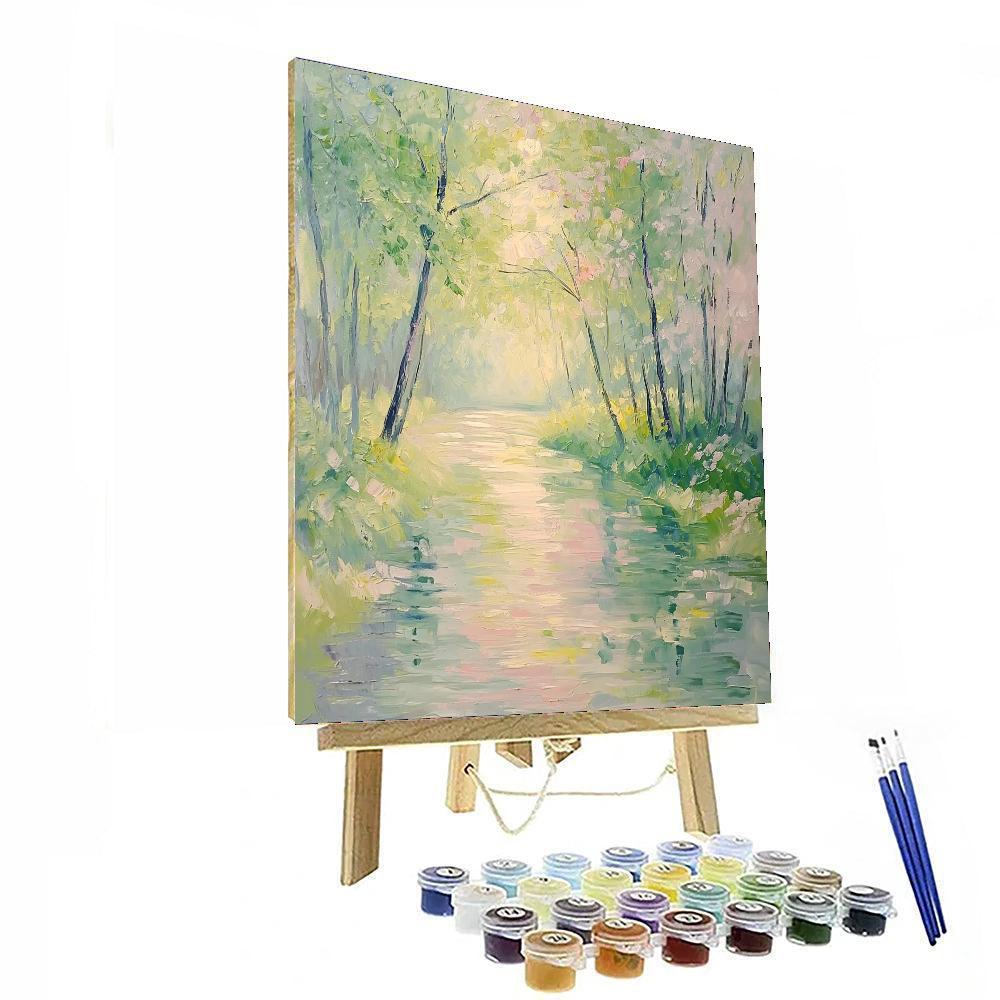 Edgar Degas Inspired Spring's Embrace  Paint By Numbers Kits