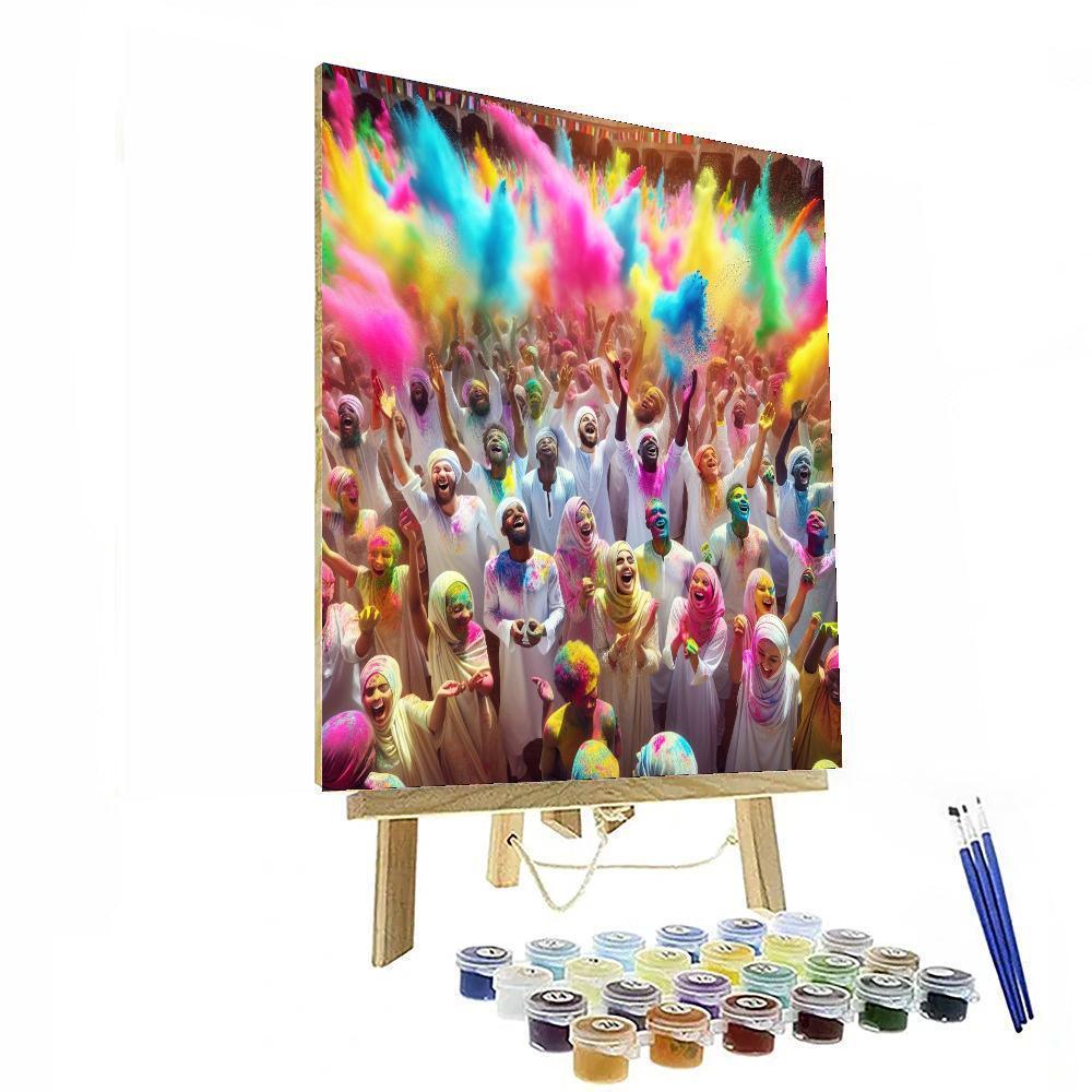 Festival Of Colors - Holi Paint By Numbers