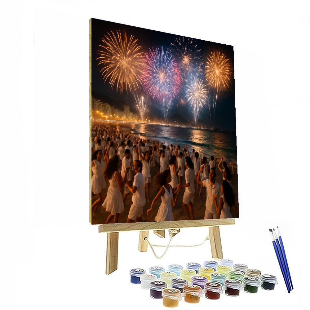 Rio De Janeiro New Year's Eve Paint By Number