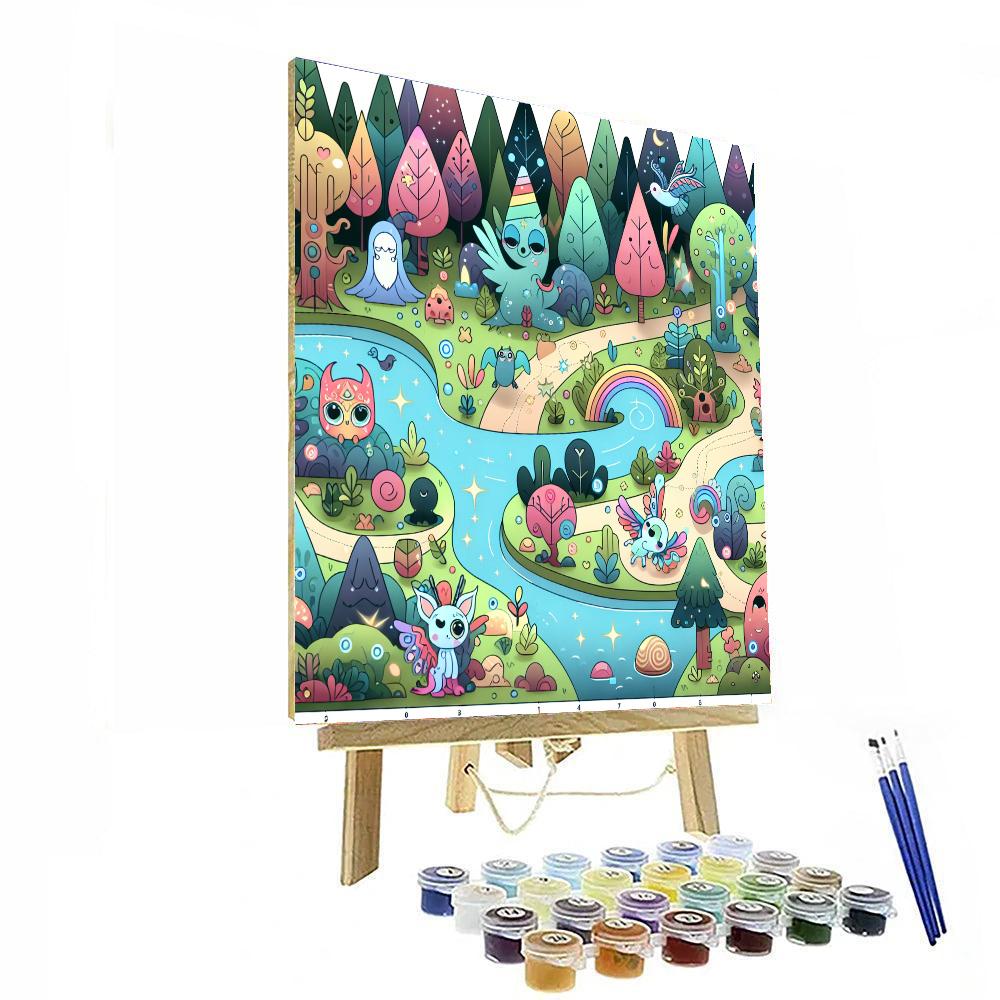 Adventure In The Magic Forest Paint By Numbers Kits