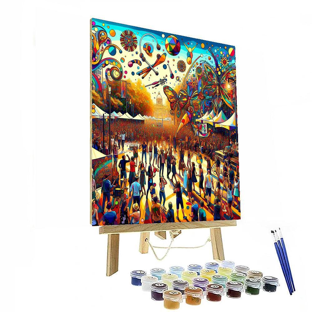 Adelaide Fringe - Adelaide, Australia Numbered Painting Kits