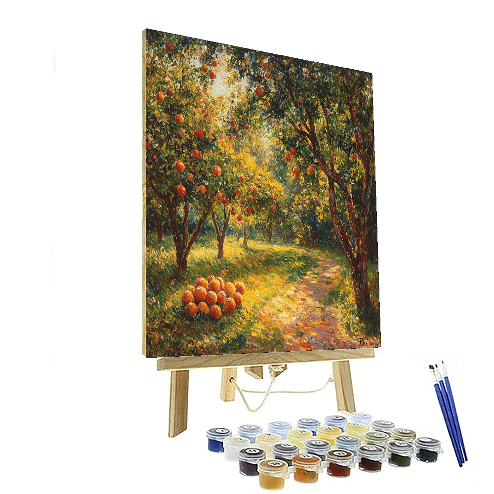 Pierre-Auguste Renoir Inspired Joyful Orchard  Paint By Numbers