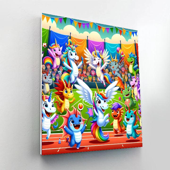 Fantasy Sports Showdown Painting Number Kit