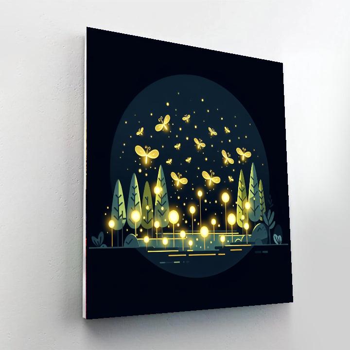 Fantasy Firefly Festival Paint By Numbers