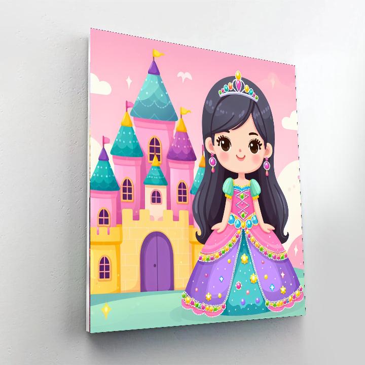 Charming Princess Numbered Painting Kits