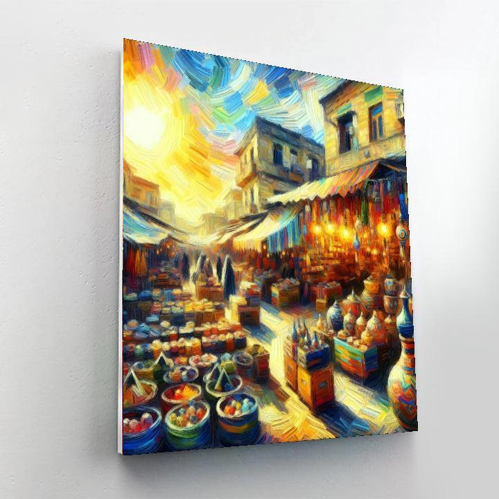 Eastern Market Vibrance Paint By Numbers