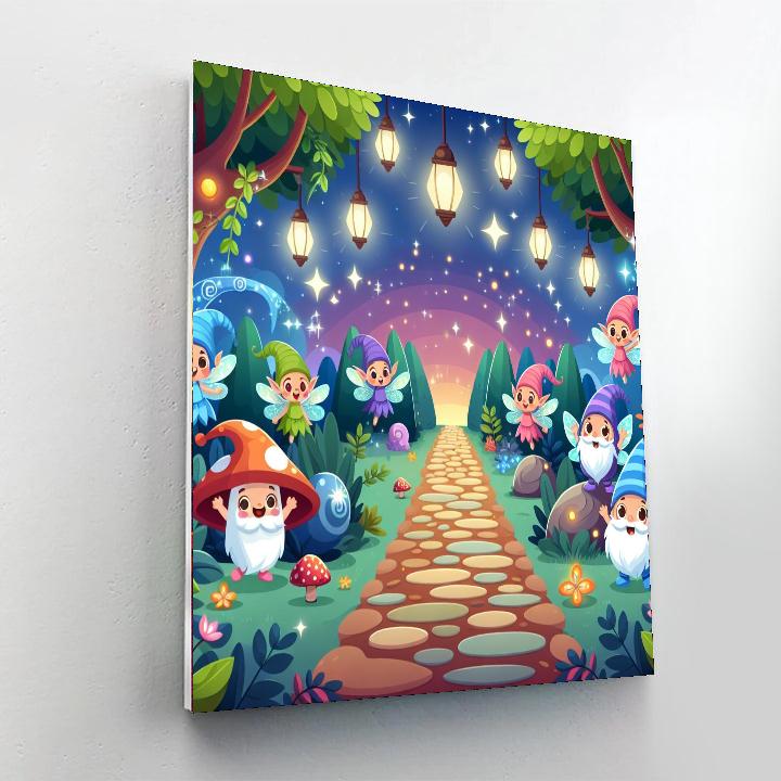 Enchanted Esplanade Paint By Numbers Art