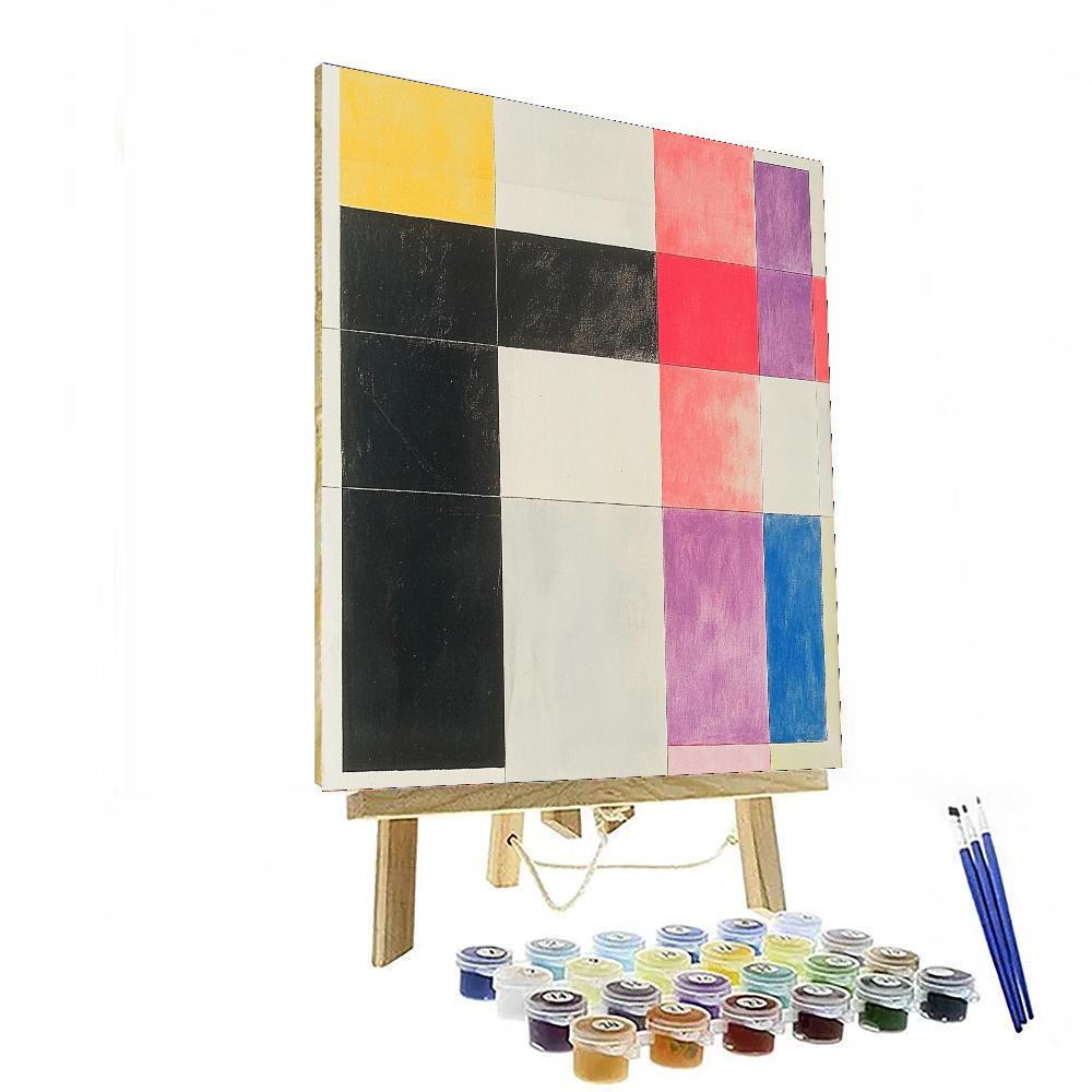 Kazimir Malevich Inspired Primal Harmony  Paint By Color