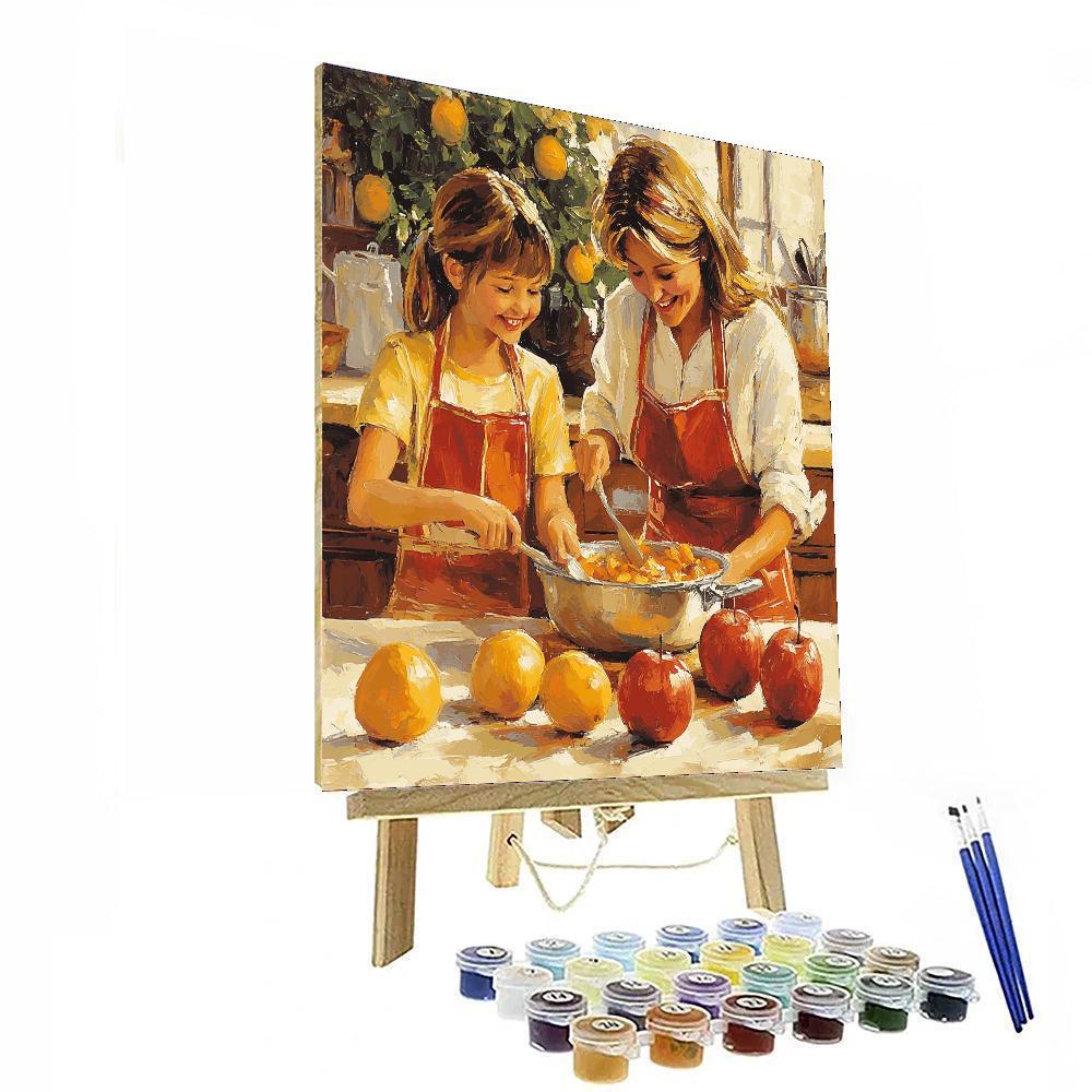 Mom's Little Chef Painting By Numbers Kit