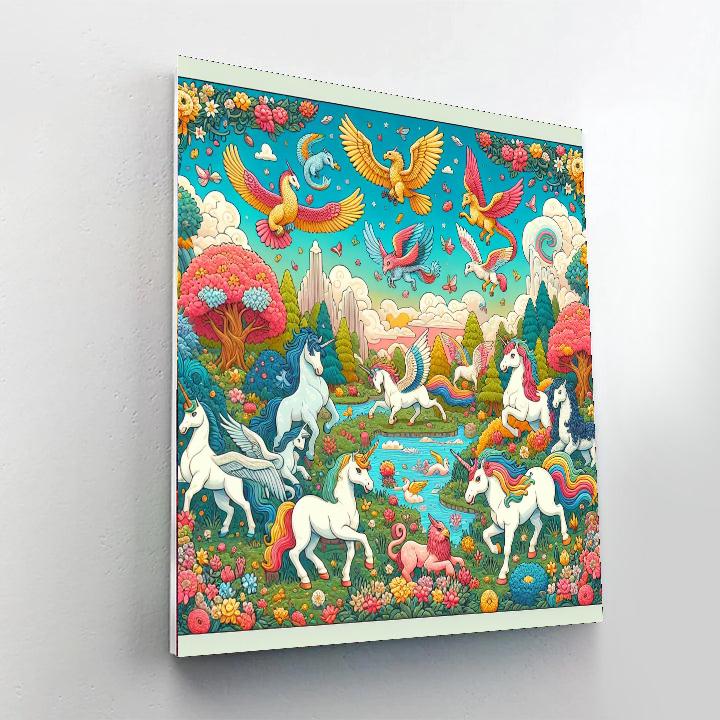 Fantasy Animal Kingdom Adventure Numbered Painting Kits