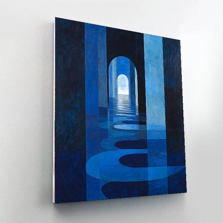 Mark Rothko Inspired Cosmic Serenade  Number Painting