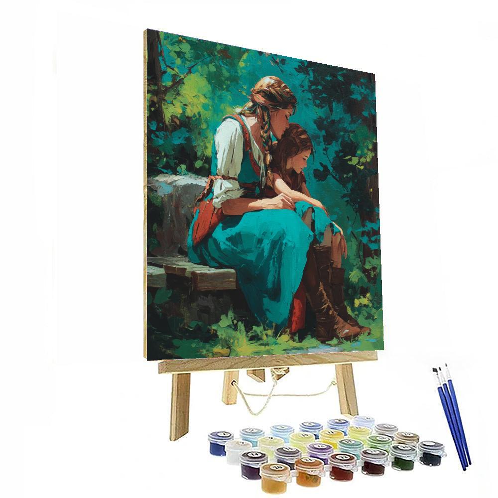 Mom's Comforting Presence Painting Number Kit