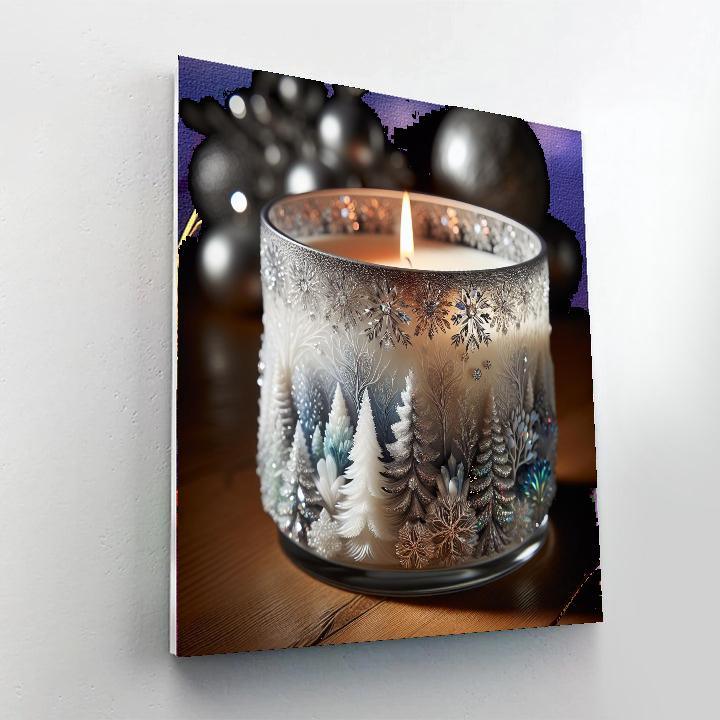 Crystal Forest Candle Paint By Number