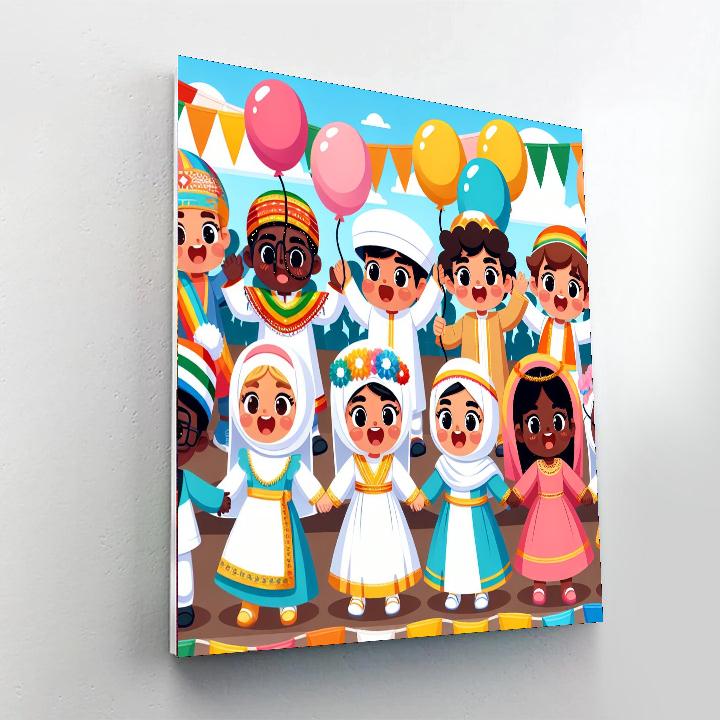 Celebration Parade Paint By Numbers Art