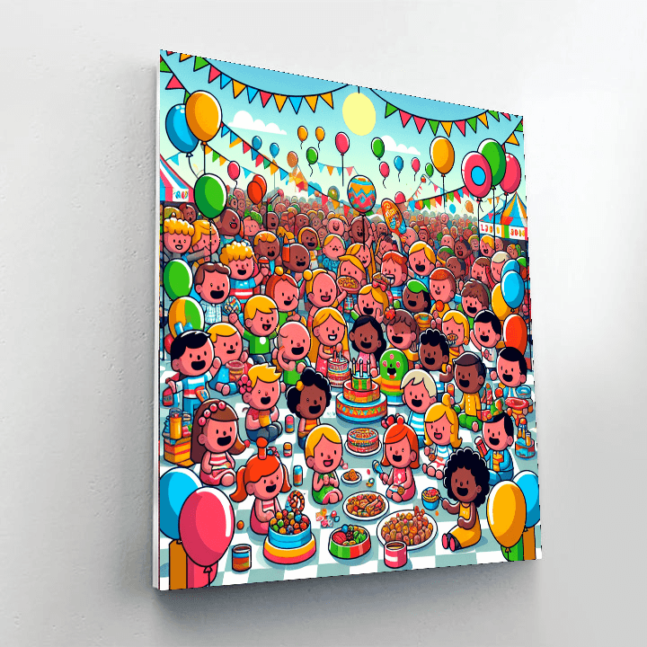 Festival Of Friends DIY Paint By Numbers