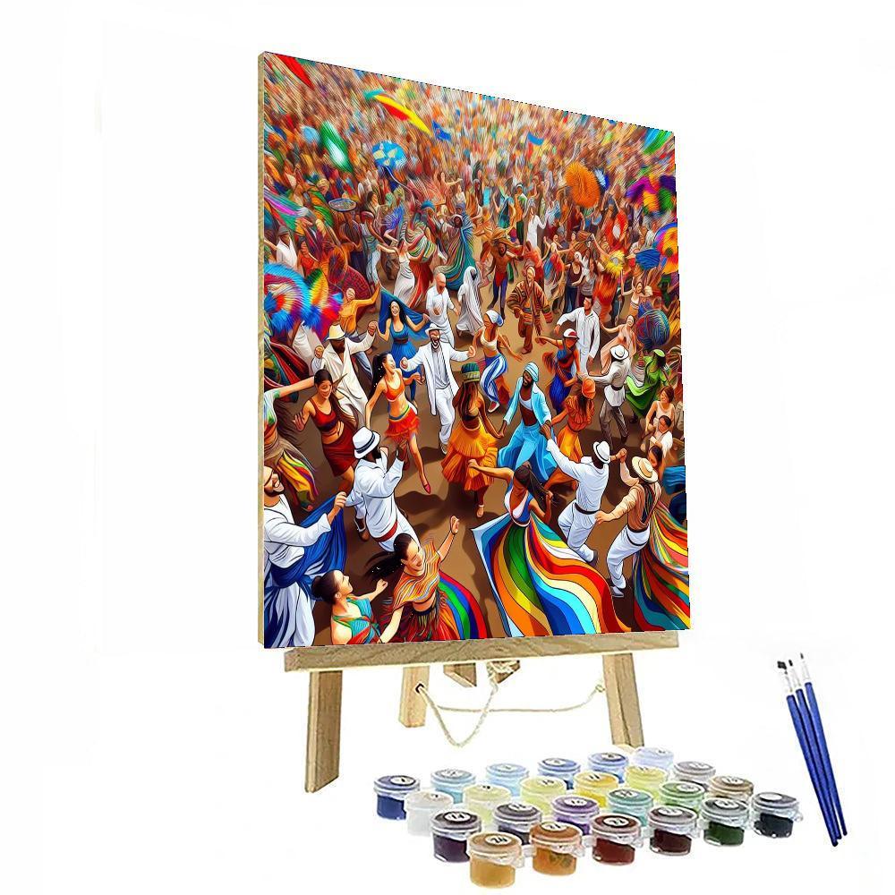 Cultural Festival Delight DIY Paint By Numbers