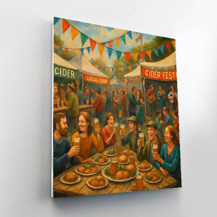 Famous Cider Festival - United Kingdom Paint By Numbers