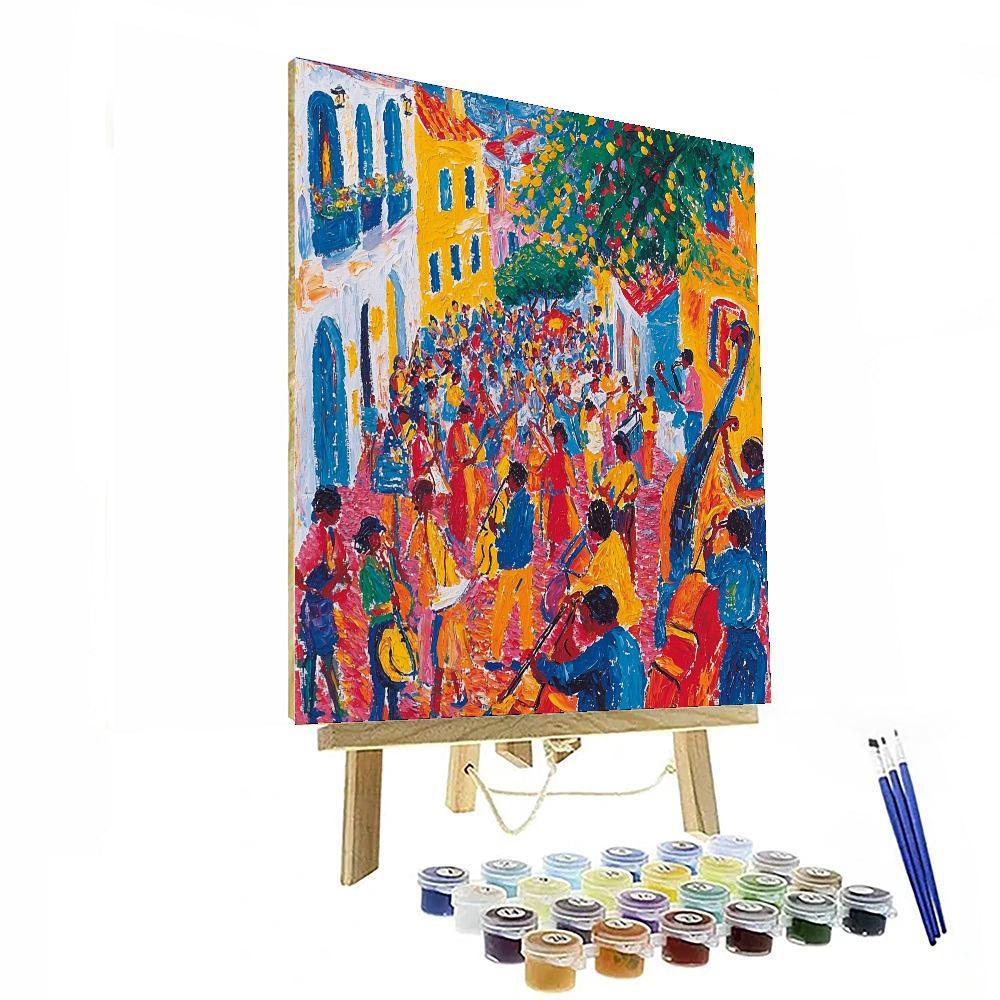 Henri Matisse Inspired Street Musicians  Number Painting
