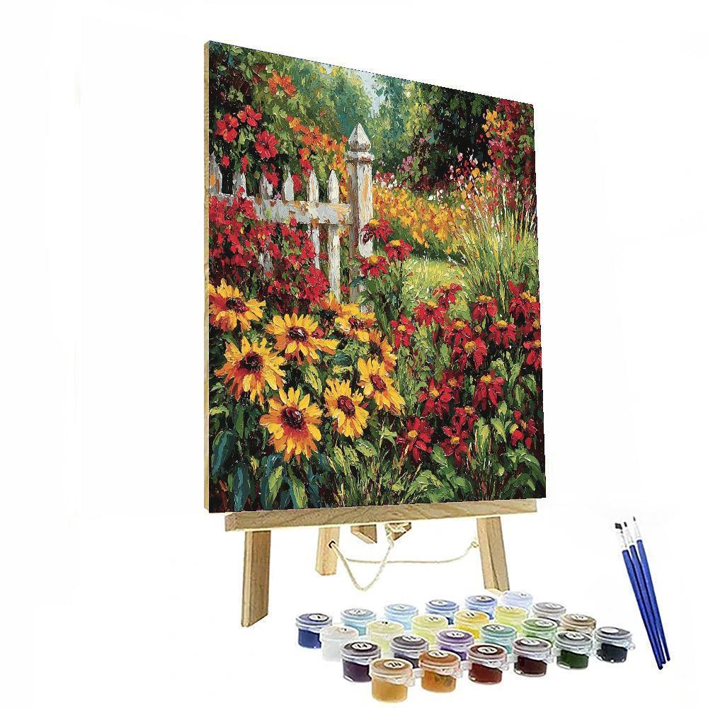 Edgar Degas Inspired Echoes Of The Garden  Painting By Numbers Kit