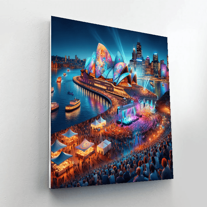 Vivid Sydney - Australia Paint By Numbers Art