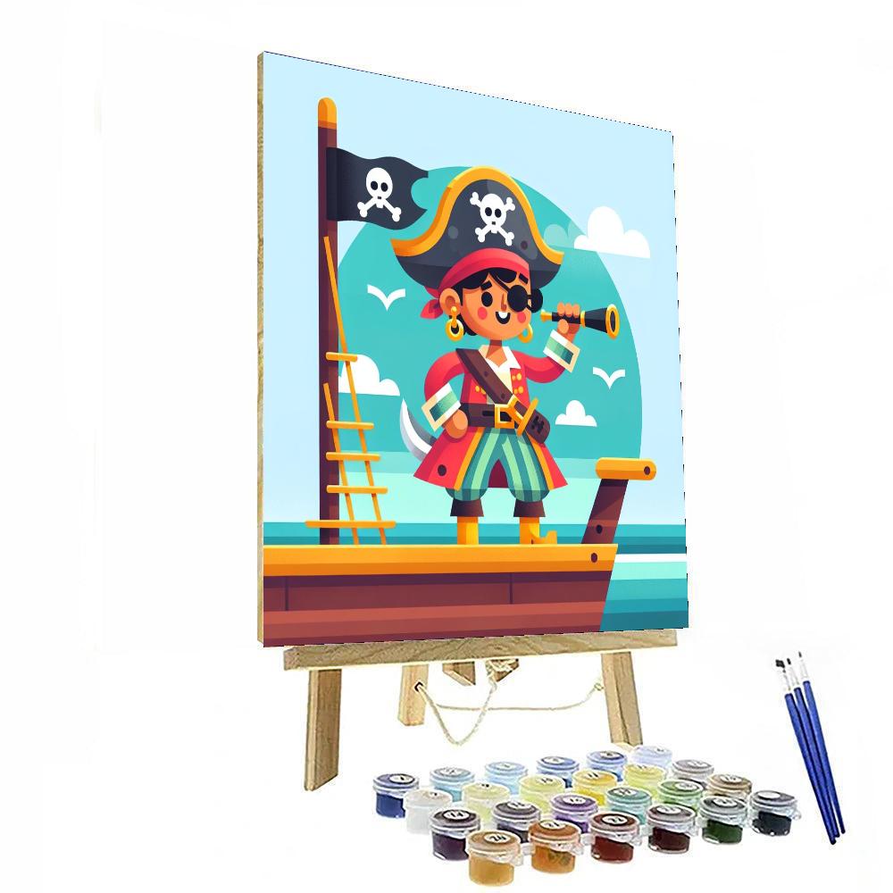 Pirates Of The High Seas Painting Number Kit