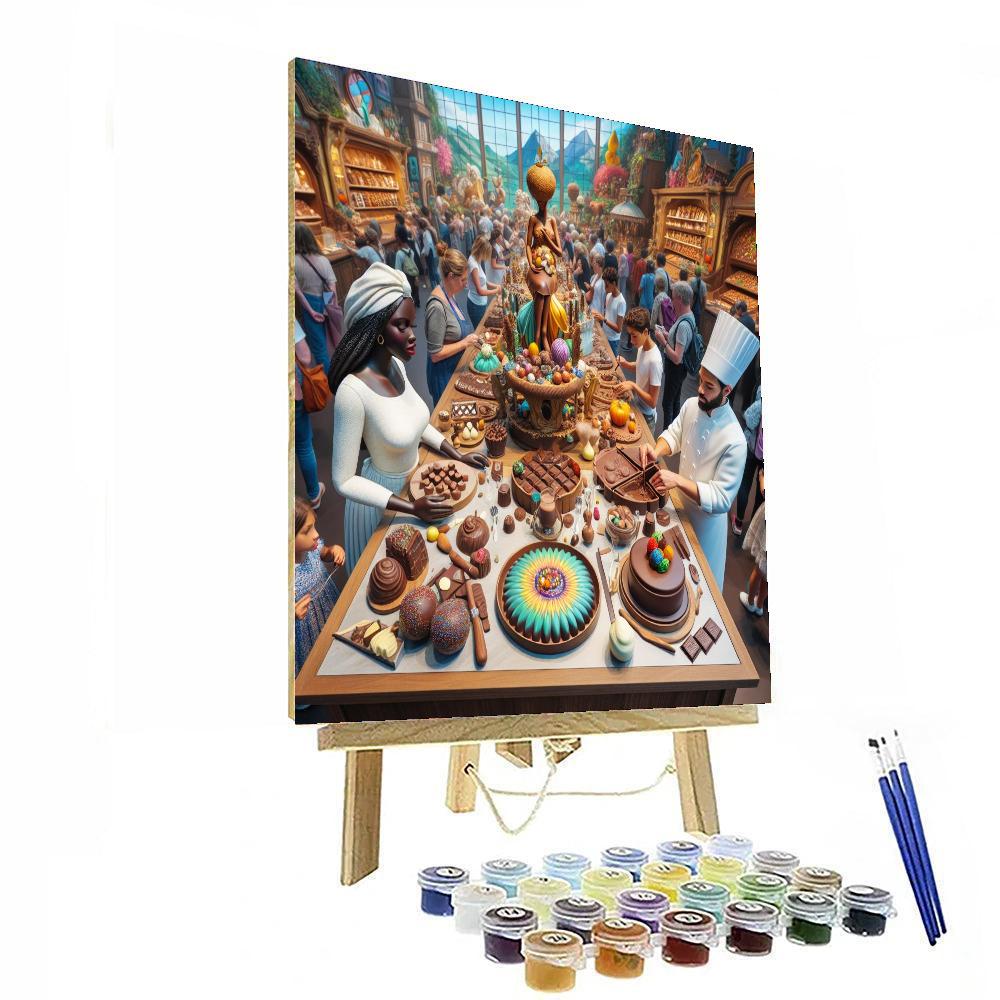 World Chocolate Festival - England Painting Number Kit