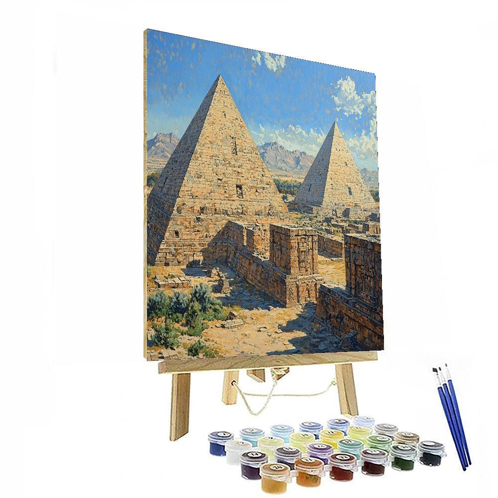 Teotihuacan Pyramids - Mexico City Paint By Color