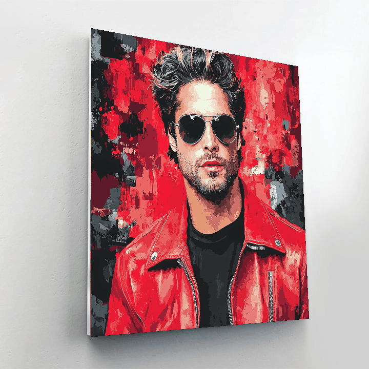 Brad Pitt: From The Fight Club To Stardom Paint By Numbers