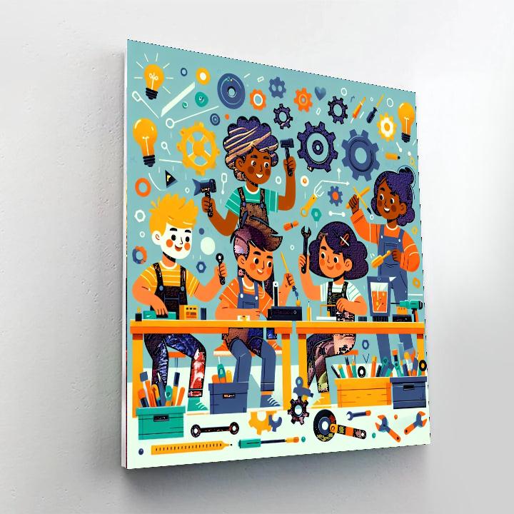 Incredible Invention Workshop Number Painting