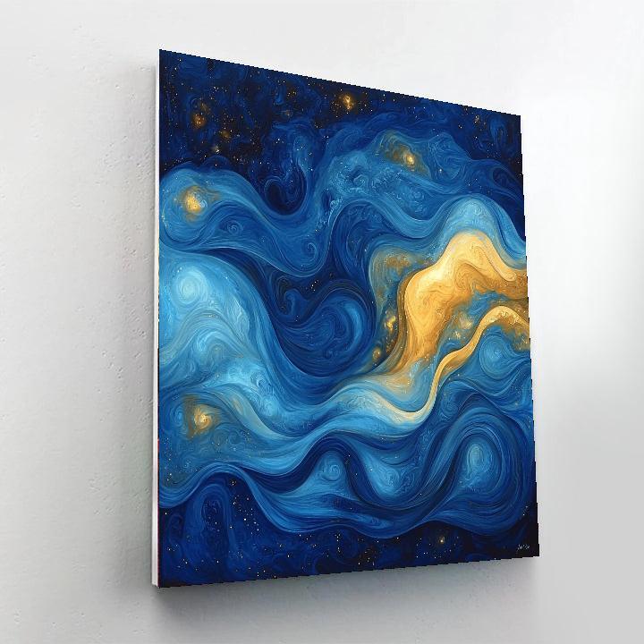 Michelangelo Inspired Celestial Resonance  Paint By Number
