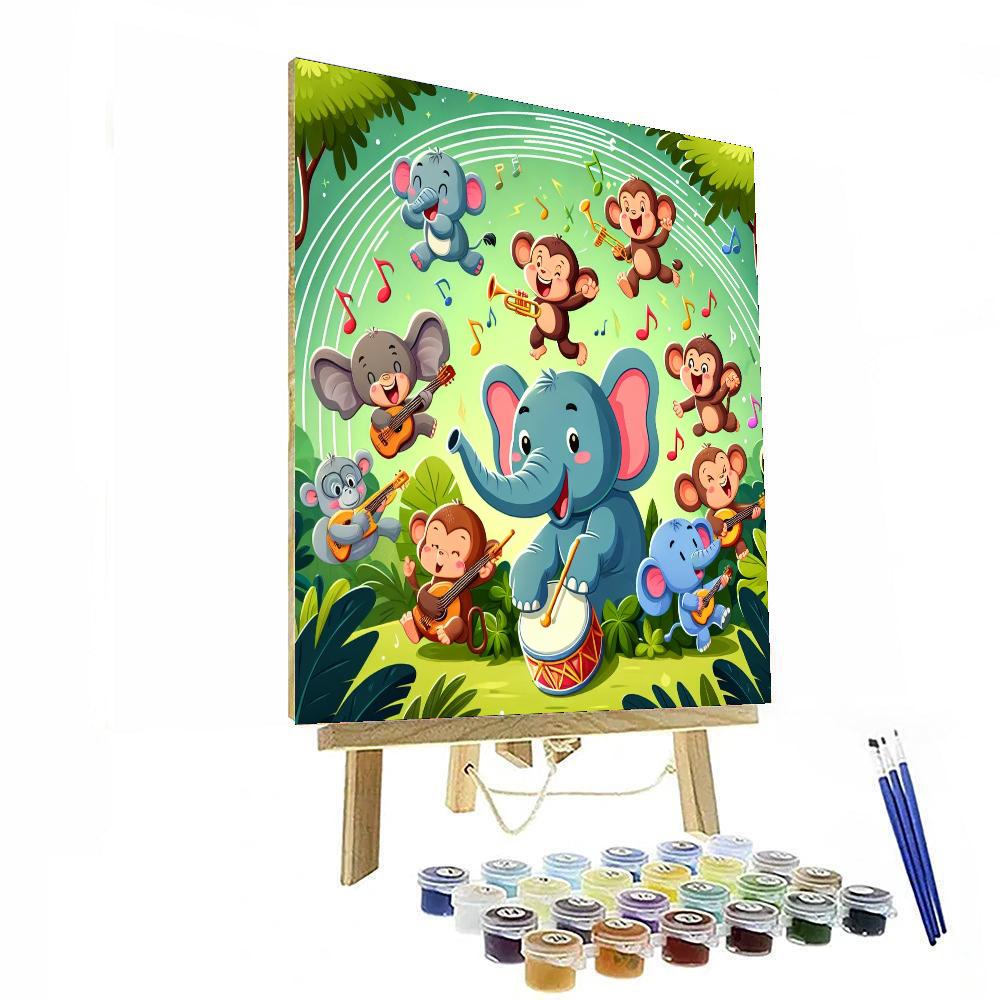 Jungle Jamboree Jubilee Numbered Painting Kits