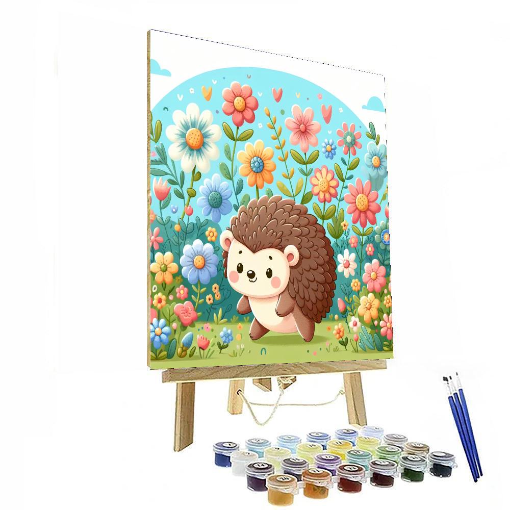 Nimble Hedgehog Number Painting